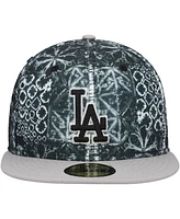 New Era Men's Black Los Angeles Dodgers Sands 59FIFTY Fitted Hat