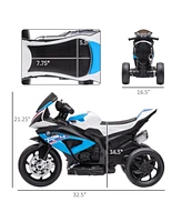 Streamdale Furniture Safe, High-Performance Kids' Electric Motorcycle with Training Wheels and Lights