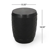 Streamdale Furniture Modern Lattice Side Table Minimalist Elegance and Functionality