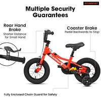 Streamdale Furniture 18 Inch Kids Bike with Adjustable Saddle and Training Wheels