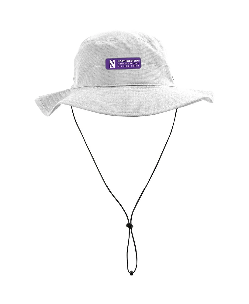 Under Armour Men's White Northwestern Wildcats Performance Boonie Bucket Hat