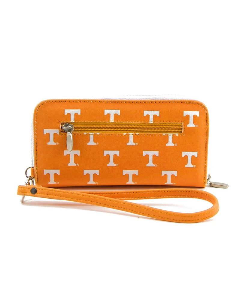 Eagles Wings Women's Tennessee Volunteers Zip-Around Wristlet Wallet