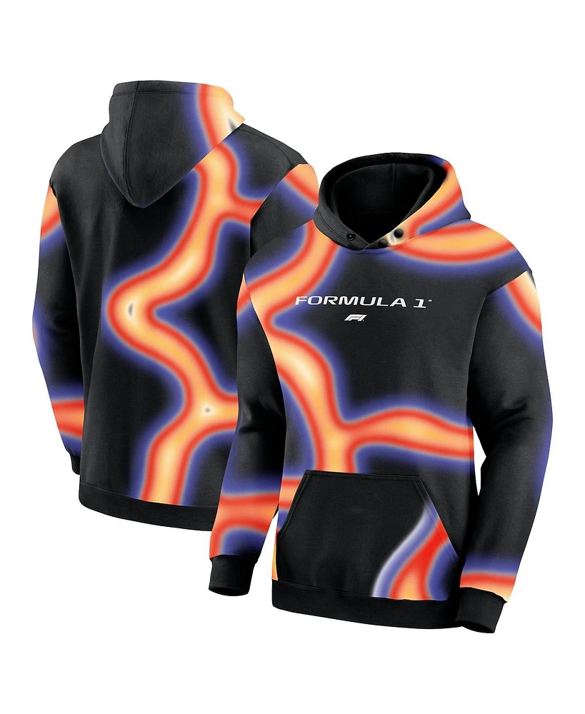 Fanatics Formula 1 Heat Map Pullover Black Hoodie