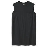 KingSize Men's Big & Tall Shrink-Less Longer-Length Lightweight Muscle Pocket Tee