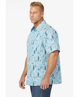 KingSize Big & Tall The No-Tuck Casual Short Sleeve Shirt