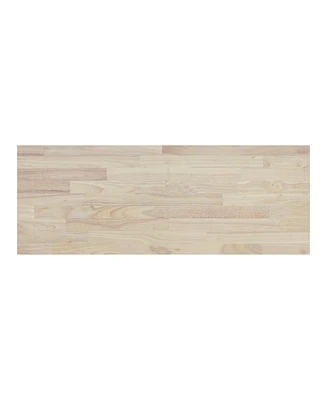 Streamdale Furniture Cambridge Natural Wood Top Kitchen Island with Storage