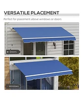 Solid Aluminum Retractable Awning with Adjustable Canopy and Uv Protection