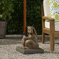 Elegant Outdoor Umbrella Base for Playful Ambiance