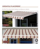Multi-Surface Adjustable Patio Awning for Sun Protection