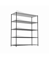 Streamdale Furniture Adjustable, Easy-to-Move Industrial Storage Shelf