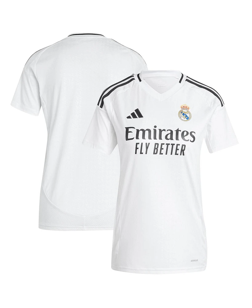 Adidas Women's White Real Madrid 2024/25 Home Replica Jersey