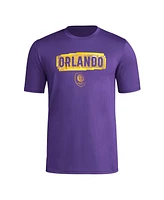 Adidas Men's Purple Orlando City Sc Local Pop Aeroready T-Shirt