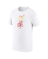 Nike Men's White Liverpool Crest T-Shirt