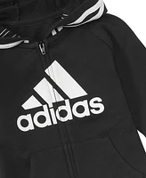 adidas Baby Boys or Girls Logo Full Zip Hooded Coverall