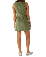 O'Neill Juniors' Poppy Sleeveless Corduroy Mini Dress
