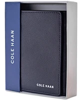 Cole Haan Men's Rfid Boxshine Trifold Logo Wallet