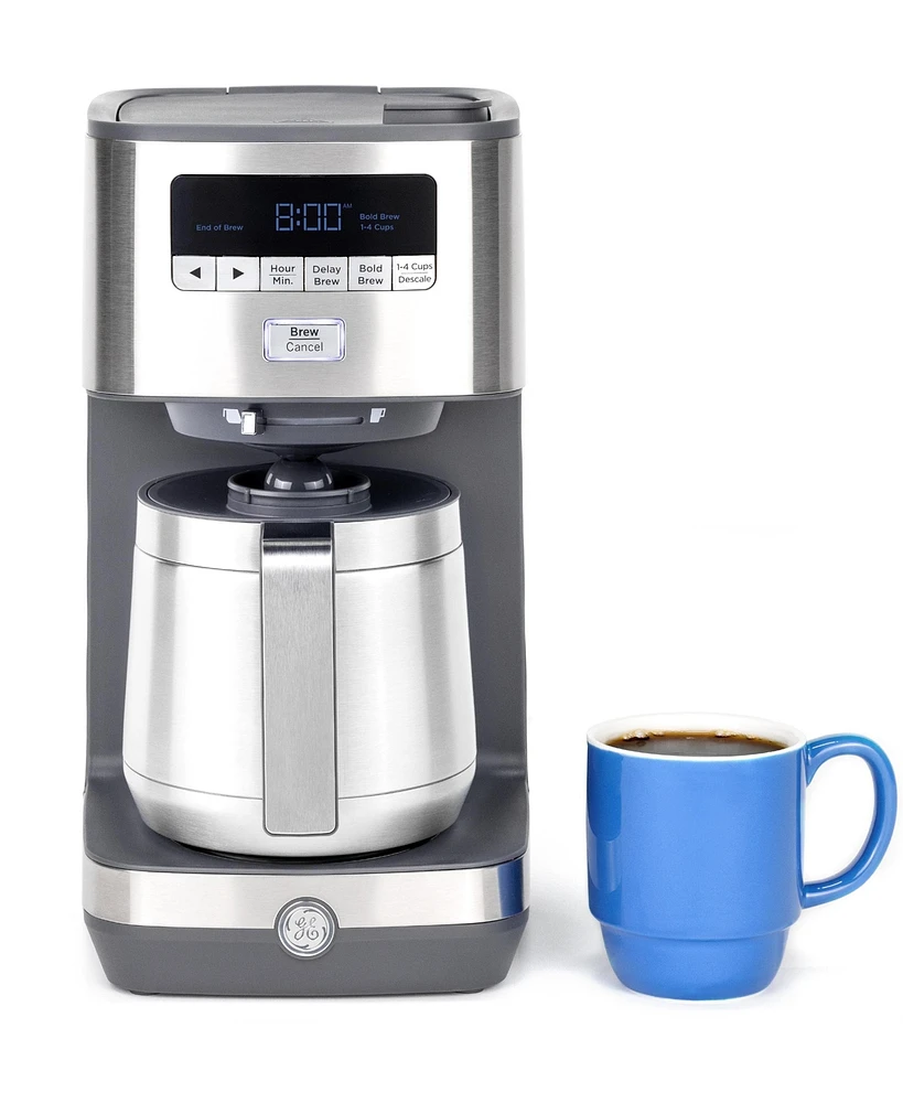 Ge Appliances 10 Cup Drip Coffee Maker with Single Serve