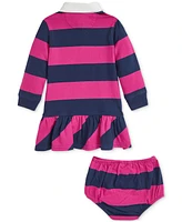 Polo Ralph Lauren Baby Striped Rugby Shirtdress