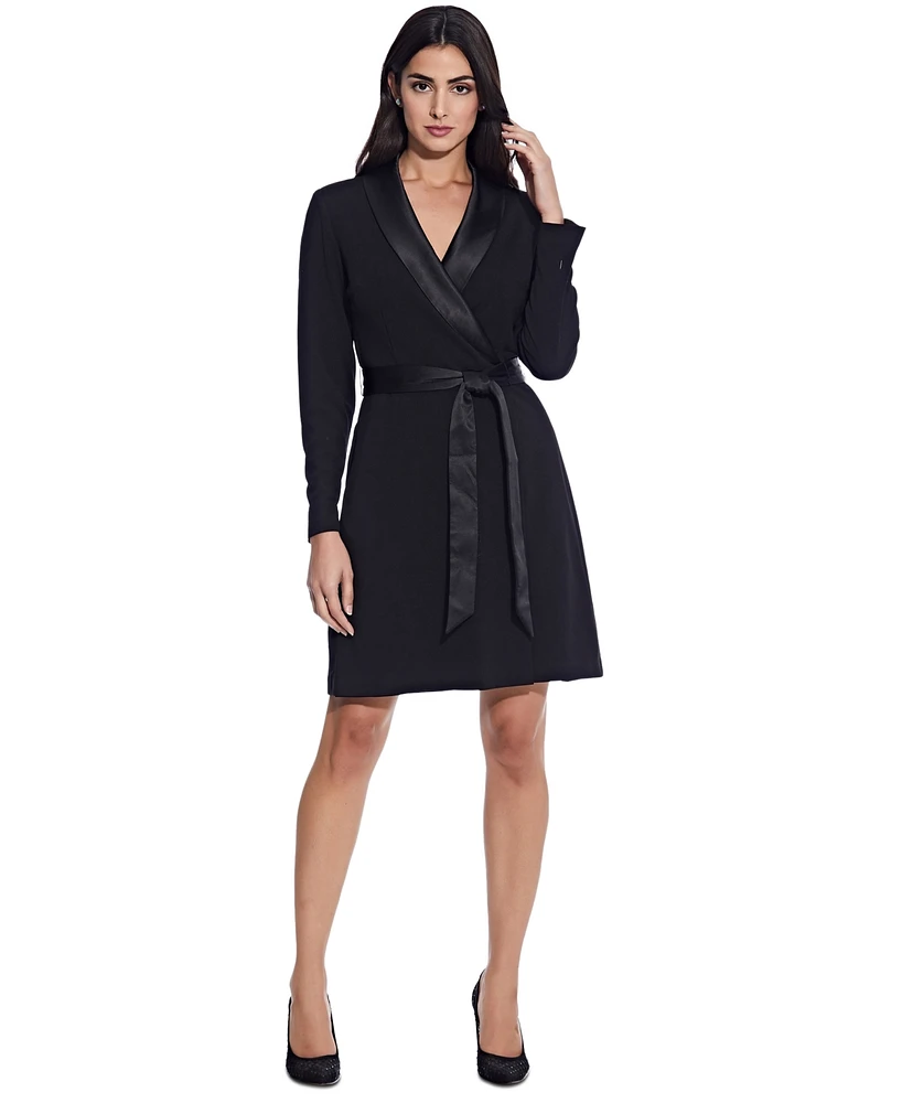 Adrianna Papell Tuxedo Sheath Dress