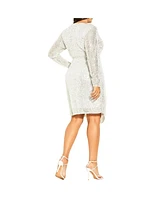 City Chic Women's Razzle Dress