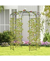 Slickblue Birdcage Shape Gazebo for Climbing Plants and Wedding Ceremony Decoration