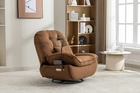 Power Recliner Swivel Glider Usb Charger With Bluetooth Music Player Different Function Sleep Working Game and Leisure Model
