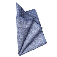 Elizabetta Men's Pascal - Double Sided Silk Pocket Square for Men