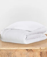 Luxury 2-Piece Twin Xl / Twin Duvet Cover Set with 1 Pillow Sham - 400 Thread Count 100% Cotton Sateen, Button Closure & Corner Ties