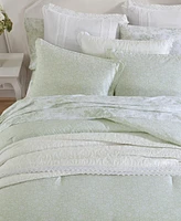 Laura Ashley Heirloom Ditzy Reversible Piece Comforter Set