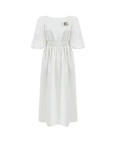 Nocturne Women's Balloon Sleeve Maxi Dress