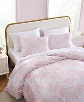 Betsey Johnson Butterfly Garden Satin Piece Duvet Cover Set