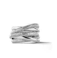 Judith Ripka Eternity Five Band Highway Ring