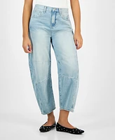 And Now This Women's High-Rise Barrel-Leg Jeans, Created for Macy's