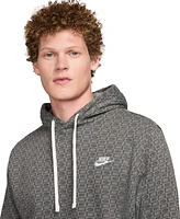 Nike Men's Sportswear Club Fleece All-Over Print Pullover Hoodie