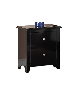 Simplie Fun Nightstand With 2 Drawers Storage