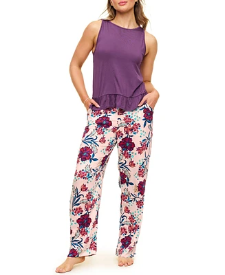 Adore Me Women's Aerys Pajama Tank & Pants Set