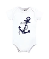 Hudson Baby Boys Cotton Bodysuits