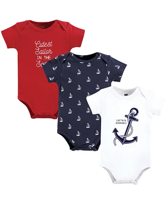 Hudson Baby Boys Cotton Bodysuits