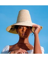 Brunna.Co Kemala Palm Straw Hat In Natural Beige