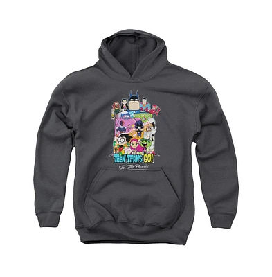 Teen Titans Go To The Movies Youth Hollywood Pull Over Hoodie / Hooded Sweatshirt