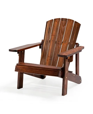 Slickblue Kid's Adirondack Chair with High Backrest and Arm Rest