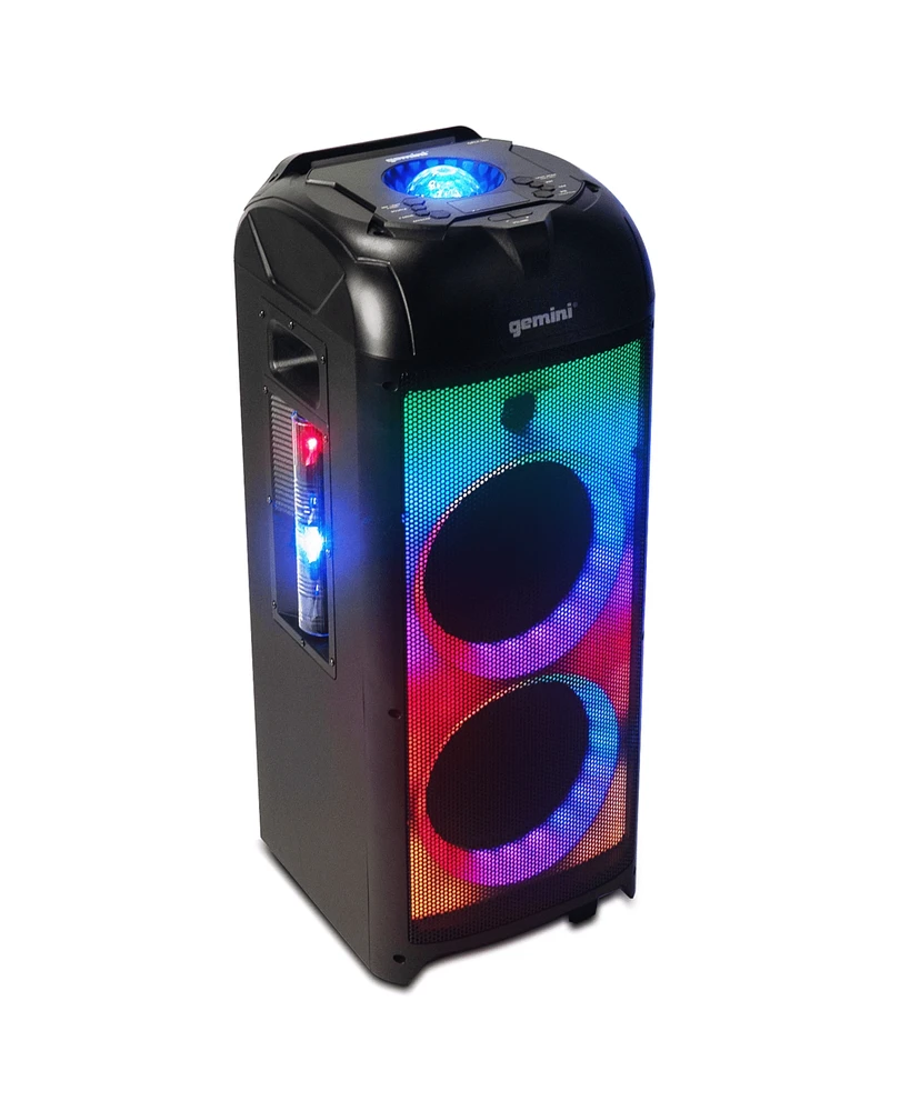 Gemini 360° Portable Bluetooth Speaker w/ Led Party Lighting