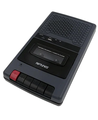 Riptunes Cassette Player and Recorder, Usb Playback, Converts Cassette to Usb