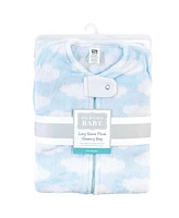 Hudson Baby Boys Plush Sleeveless Sleeping Bag, Sack, Blanket, Moose, 12-18 Months