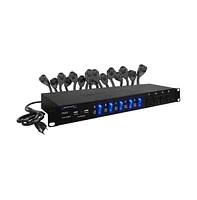 Technical Pro 20 Outlet 4 Usb Port Rackmount Power Supply and Surge Protector