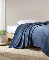 Tommy Bahama Solid Ultra Soft Plush Blanket Collection