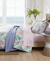 Tommy Bahama Home Island Orchid Reversible 3 Piece Quilt Set
