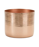 Slickblue Etched Copper Metal Planter (Set of 2)