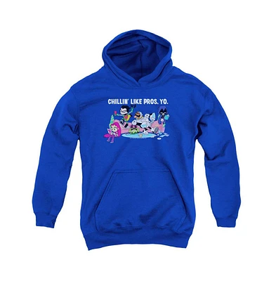 Teen Titans Go Boys Youth Like Pros Yo Pull Over Hoodie / Hooded Sweatshirt