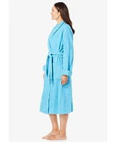 Dreams & Co. Women's Short Terry Robe